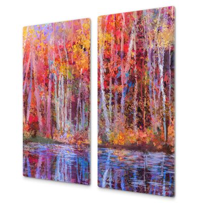 Concept Crystal Tempered GLASS Kitchen Board  Impact & Scratch Proof Glass Cutting Board; MEASURES: SINGLE: 60 x 52 cm (23,62 x 20,47); DOUBLE: 30 x 52 cm (11,81 x 20,47); D13 Images