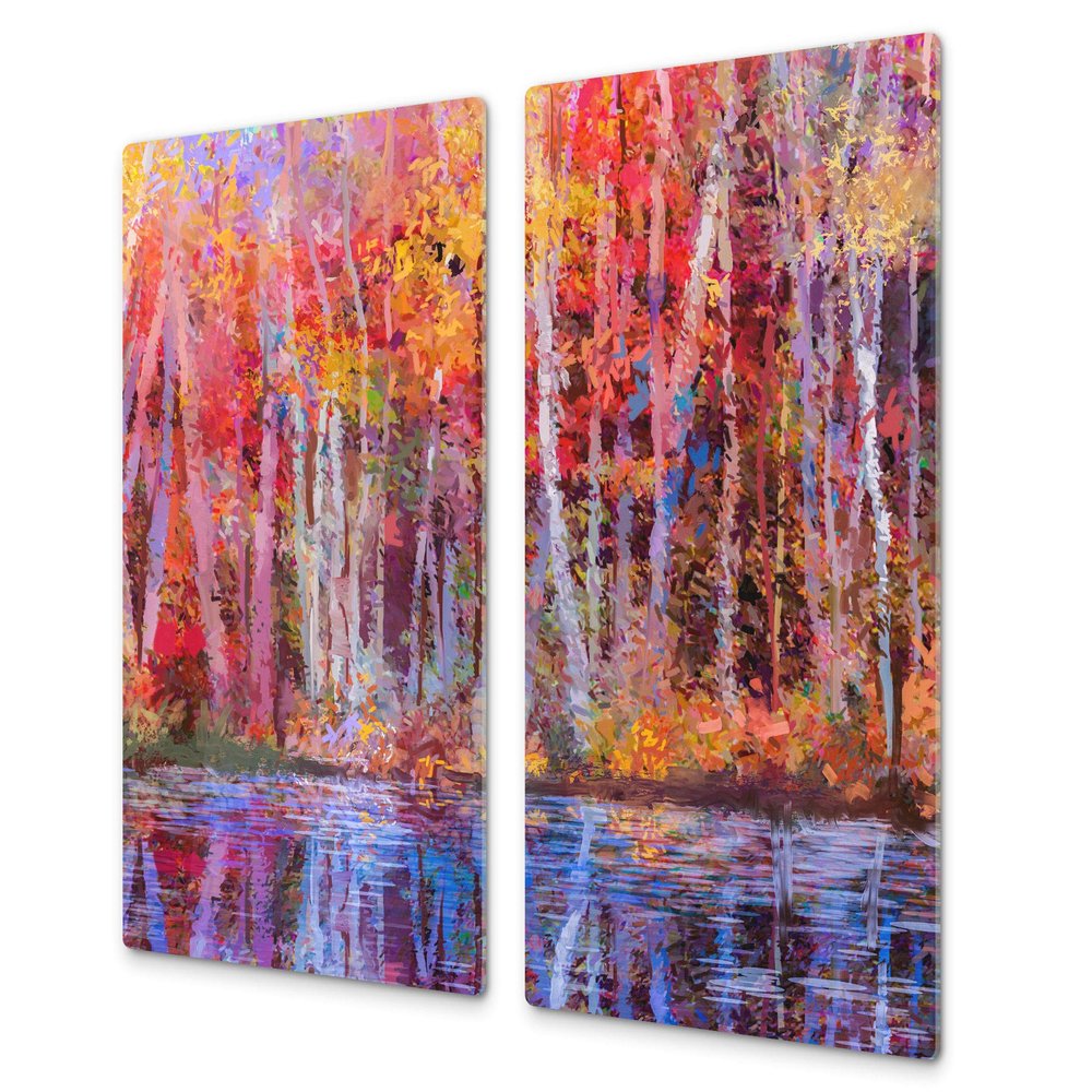 Concept Crystal Tempered GLASS Kitchen Board  Impact & Scratch Proof Glass Cutting Board; MEASURES: SINGLE: 60 x 52 cm (23,62 x 20,47); DOUBLE: 30 x 52 cm (11,81 x 20,47); D13 Images