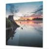 Tempered GLASS Cutting Board  Worktop saver and Pastry Board  Glass Kitchen Board; MEASURES: SINGLE: 60 x 52 cm (23,62 x 20,47); DOUBLE: 30 x 52 cm (11,81 x 20,47); Nature Series D08 view 1