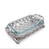 Arthur Court 3 Quart Casserole Pyrex Holder Fish Net Pattern - 3.5" x 11" x 19" view 1