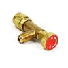 VIGORWORK 1/4''-5/16'' Flow Control Valve for Refrigerant Charging Hose R410A view 3