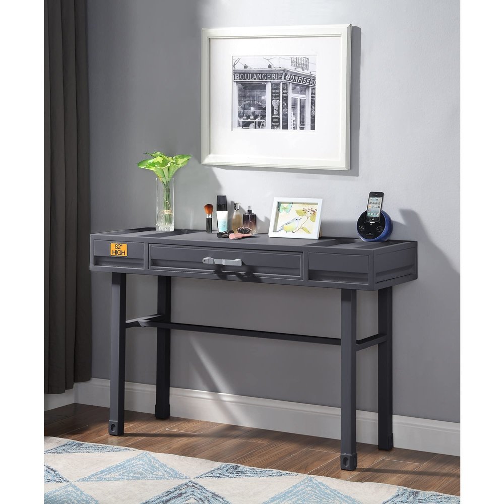 Acme Cargo Vanity Desk - - Gunmetal