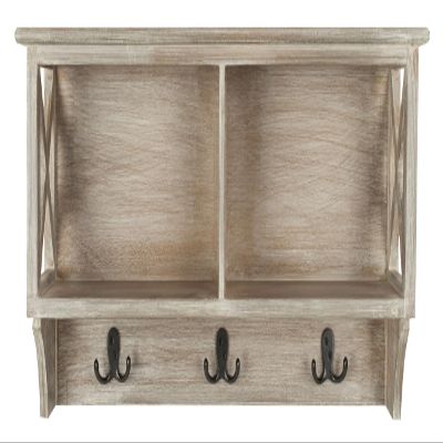 Safavieh Home Collection Freya Hanging Storage Wall Rack