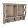 Safavieh Home Collection Freya Hanging Storage Wall Rack view 4