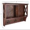 Safavieh Home Collection Freya Hanging Storage Wall Rack view 4