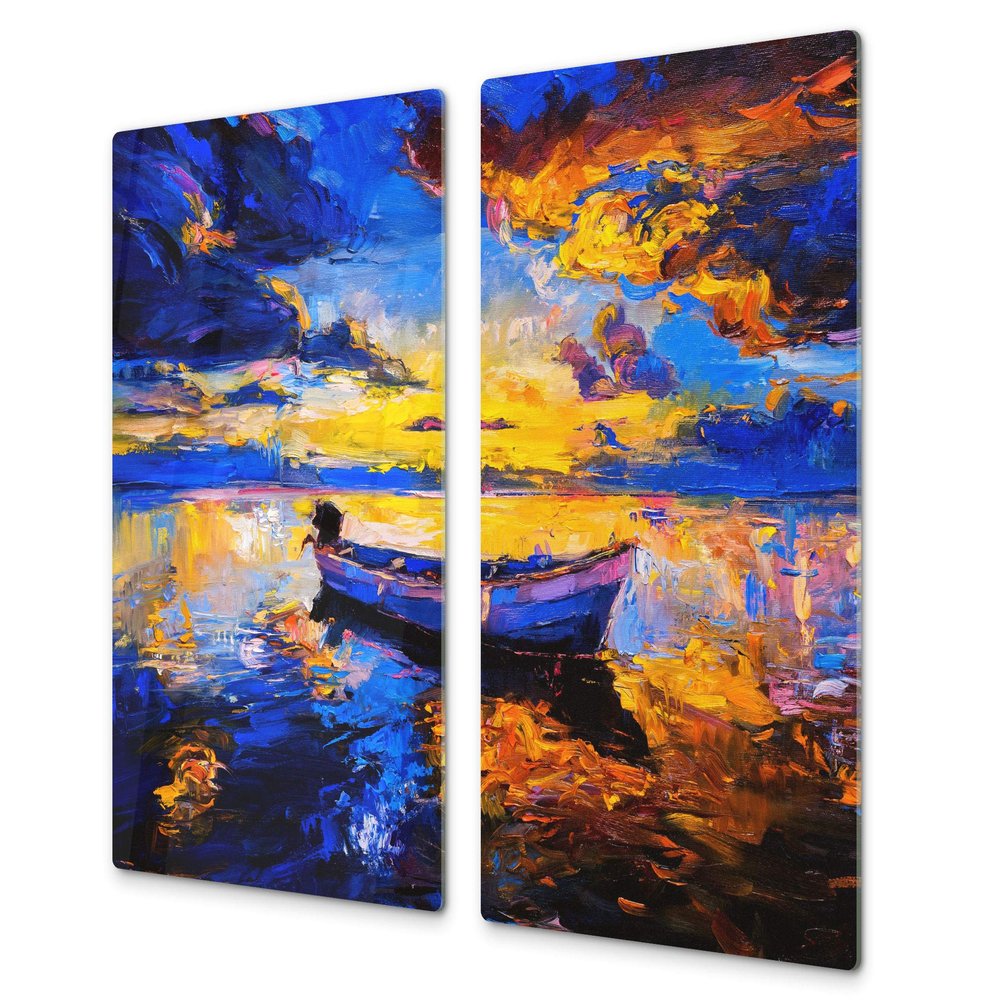 Concept Crystal Tempered GLASS Kitchen Board  Impact & Scratch Proof Glass Cutting Board; MEASURES: SINGLE: 60 x 52 cm (23,62 x 20,47); DOUBLE: 30 x 52 cm (11,81 x 20,47); D13 Images