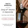 Drop It Wine Drops, Original - 10 mL, 6 Pack - Naturally Reduces Sulfites & Tannins in Red, White & Sparkling Wines - Portable, Easy to Use - Treats Up to 55 Glasses/9 Bottles of Wine Each - USA Made view 3