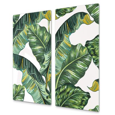 Tempered GLASS Cutting Board  Worktop saver and Pastry Board  Glass Kitchen Board; MEASURES: SINGLE: 60 x 52 cm (23,62 x 20,47); DOUBLE: 30 x 52 cm (11,81 x 20,47); D15 Drawings Series