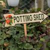 Potting Shed Arrow Sign This Way Flowers Gift Shed Right 205170008002 view 2