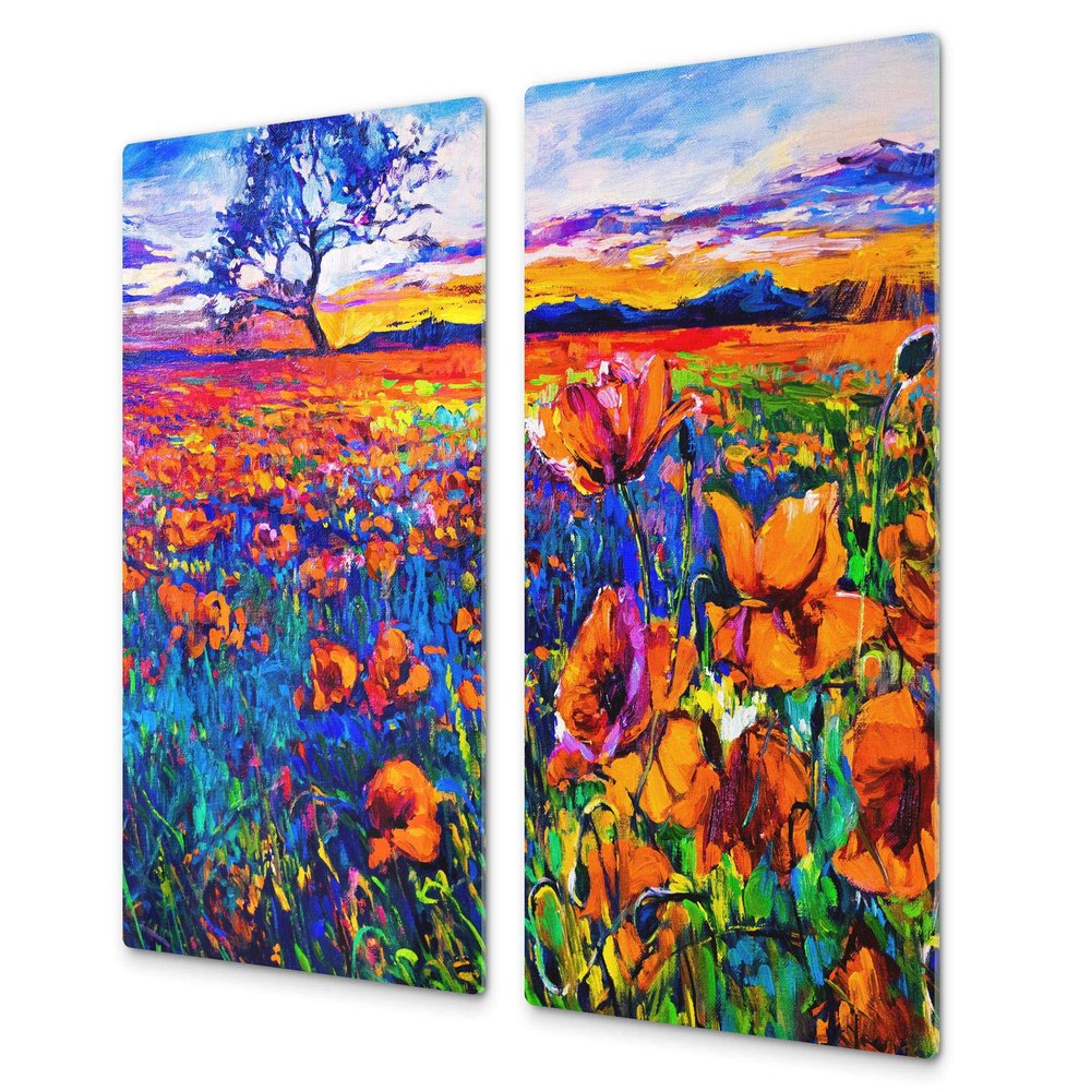 Concept Crystal Tempered GLASS Kitchen Board  Impact & Scratch Proof Glass Cutting Board; MEASURES: SINGLE: 60 x 52 cm (23,62 x 20,47); DOUBLE: 30 x 52 cm (11,81 x 20,47); D13 Images