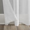 Archaeo - 54911 Slub Textured Linen Blend Grommet Top Curtain, 52" x 95", White view 4