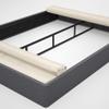 Zinus Upholstered Metal and Wood Box Spring, 9 Inch Mattress Foundation, Easy Assembly, Fabric Paneled Design, Queen view 4
