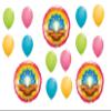15pc Balloon Set New for Diwali Celebration Party Bollywood Festival of Lights Holiday India Culture view 1