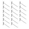 DBM IMPORTS 20 PC 8" Chrome Grid Wall Metal Hooks, Display for Use W/Gridwall Panels view 1
