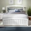 AFI, Richmond Queen Foundation Bed with Matching Footboard, White view 3
