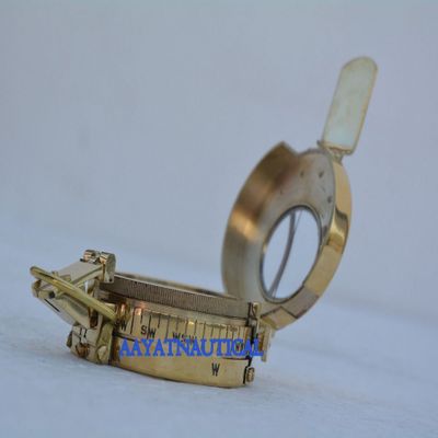 Mahira Nautical Engineering LENASTIC Maritime Military Brass Compass Nice Gift A