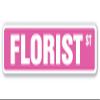 Florist Street Sign Flowers Plants Flower Shop Roses | Indoor/Outdoor | 14" Wide view 1