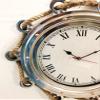 16" Antique Marine Jute Rope Ship Porthole Clock Nautical Wall Clock Home Decor view 2