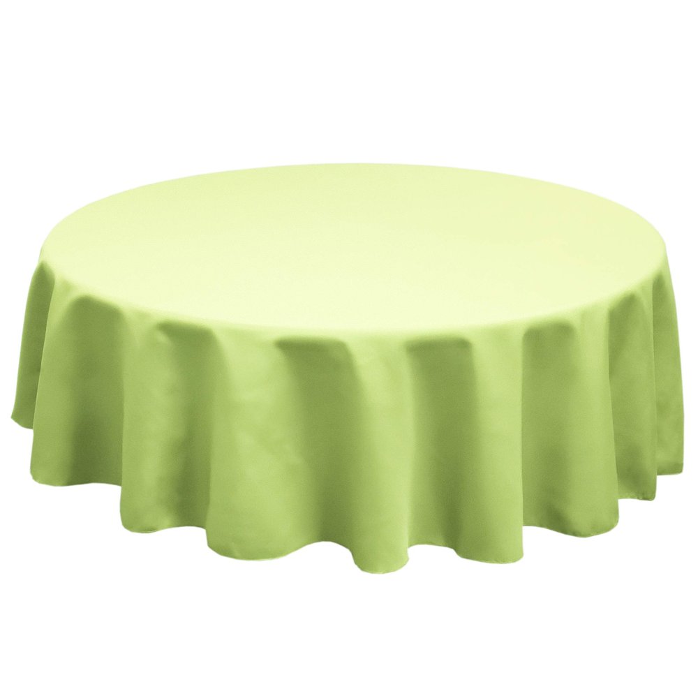 TableLinensforLess Polyester Round Tablecloth, 60 Inch Round, (Sage)