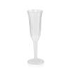 BalsaCircle 48 pcs 6 oz Clear Plastic Champagne Flute Glasses - Disposable Wedding Party Catering Tableware view 1