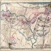 18" x 24" 1865 Map of Plan of The Battle of Five Forks Virginia view 1