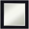 Amanti Art Blue Bathroom Mirror for Over Sink, 24x20 Shiplap Navy Rectangle Vanity Mirror, Small Rustic Farmhouse Wood Frame, Hangs Horizonally and Vertically, Bathroom Wall Decor, Beveled Edge view 1
