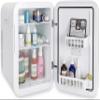 Cooluli 20 Liter Mini Fridge with Temperature Control - Black view 4