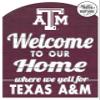 KH Sports Fan Texas A&M Aggies 22"x16" inOutdoor Marquee Sign, Team Color view 1