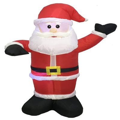 Hometown Holidays Santa Inflatable 4FT 90337