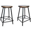 Carolina Classic Illona 24" Counter Height Stool Elm Black (Set of 2) view 1