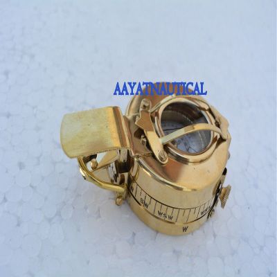 Mahira Nautical Engineering LENASTIC Maritime Military Brass Compass Nice Gift
