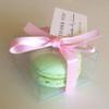 25 Sets of Clear Macaron Boxes for 1 Macarons ($1 Per Macaron Box) view 1