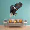 Bald Eagle 1 Wall Decal REPOSITIONABLE (Inside, 18" h x 21.1" w) view 1
