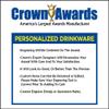 10 Years Of Service Tumbler Gifts - 20 oz Royal Blue Personalized Stainless Steel Tumbler Custom Engraved With Clear Lid, Vacuum Insulated For Hot/Cold Beverages Prime view 4