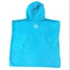 Curve Kids Swimming Robe Surf Beach Poncho in 100% Cotton Hooded Towel w Adjustable Sleeves (Aqua, Child) view 3