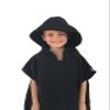 Curve Kids Swimming Robe Surf Beach Poncho in 100% Cotton Hooded Towel w Adjustable Sleeves (Aqua, Child) view 4