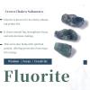 SUNYIK Fluorite/Black Obsidian Tumbled Chips Crystal Crushed Pieces Irregular Shaped 1pound(About 460 gram) view 3