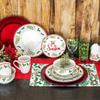 Coffee Mugs White. Set of 2 12 oz Durable Stoneware Retains Heat. Fall, Christmas & Holidays Season Inspired, Adorned with Festive Holly Leaves & Berries Great for Coffee, Tea, Juice, Water, Milk (2) view 3