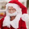 Factory Direct Craft Miniature Santa Figurine for Christmas Holiday Display - Mini Santa Claus Christmas Decoration (Size: 6-1/4" H) view 4