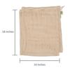 Reusable Onion Storage Bags - Organic Cotton Mesh Onion Bags with Drawstring - Washable Onion Holder Storage - Net Onion Keeper Sacks - Perfect Potato Storage Bags - Root Vegetable Sacks (3 X-Large) view 2