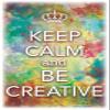 Schatzmix Blechschild Keep Calm & Be Creative Metallschild 20x30 cm Wanddeko Tin-Plate Sign, Multicoloured view 1