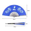 Alomejor Tai Chi Fan,Lightweight Chinese Martial Arts Fan Stainless Steel Construction for Beginners Advanced Practitioners Training Practice Performances view 3