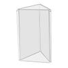 4 Pack Sign Holder 4 x 6 Inch Multi-Sided Triangle Display Literature Frame Table Top Clear Acrylic Advertisement Holder 3 Panel Menu Ad Display Counter by Marketing Holders view 1