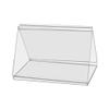 4 Pack Sign Holder 4 x 6 Inch Multi-Sided Triangle Display Literature Frame Table Top Clear Acrylic Advertisement Holder 3 Panel Menu Ad Display Counter by Marketing Holders view 2