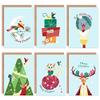 Wee Blue Coo Festive Cute and Quirky Christmas Card Pack view 1