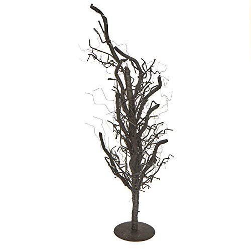 Factory Direct Craft Artificial Black Glitter Twig Tree