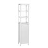 RiverRidge Home Madison Collection Open Shelves-White Linen Tower, view 1