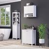 RiverRidge Home Madison Collection Open Shelves-White Linen Tower, view 4