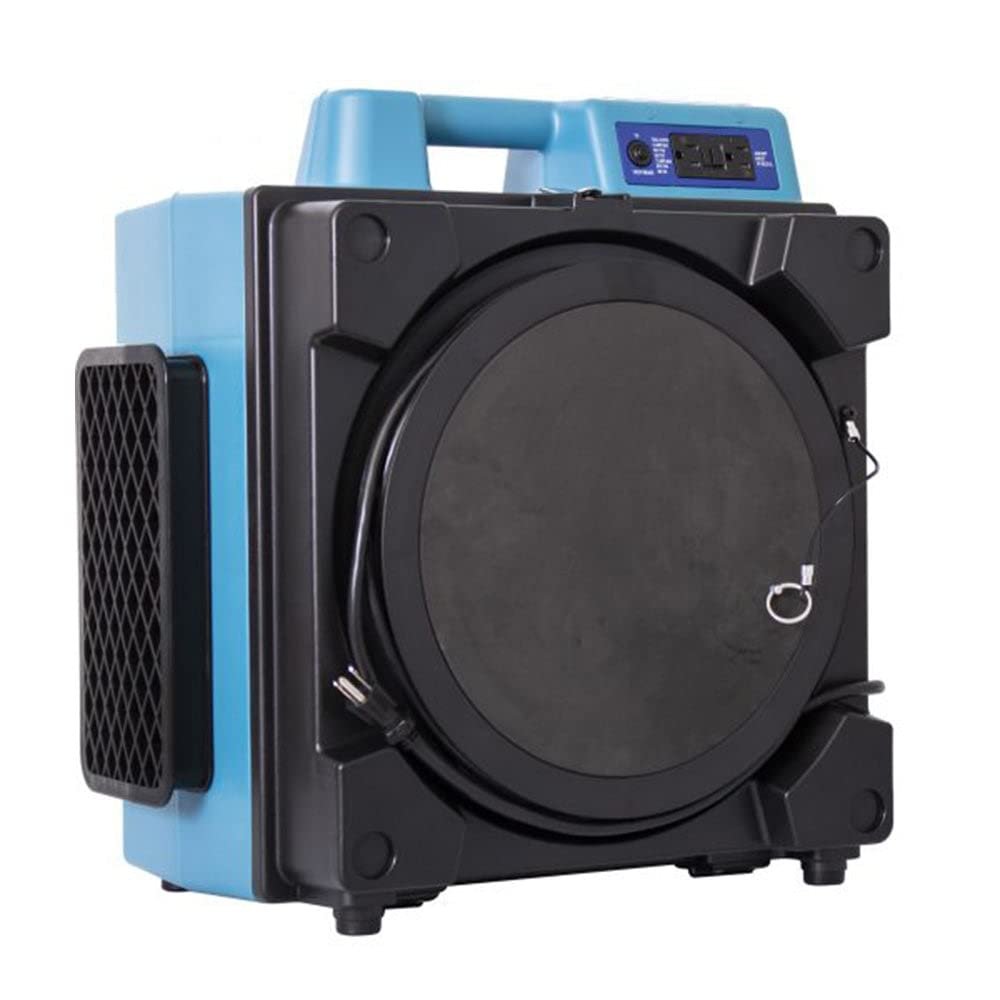 XPOWER X-4700A Professional 3 Stage Filtration HEPA Purifier System, Negative Air Machine, Airbourne Air Cleaner, Air Scrubber with Build-in GFCI Power Outlets