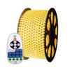 XUNATA 164ft Flexible LED Strip Lights, AC 110-120V 60 LEDs/M Dimmable Waterproof SMD 5050 LED Rope Light with Remote Controller for Party Home Decoration (Warm White) view 1
